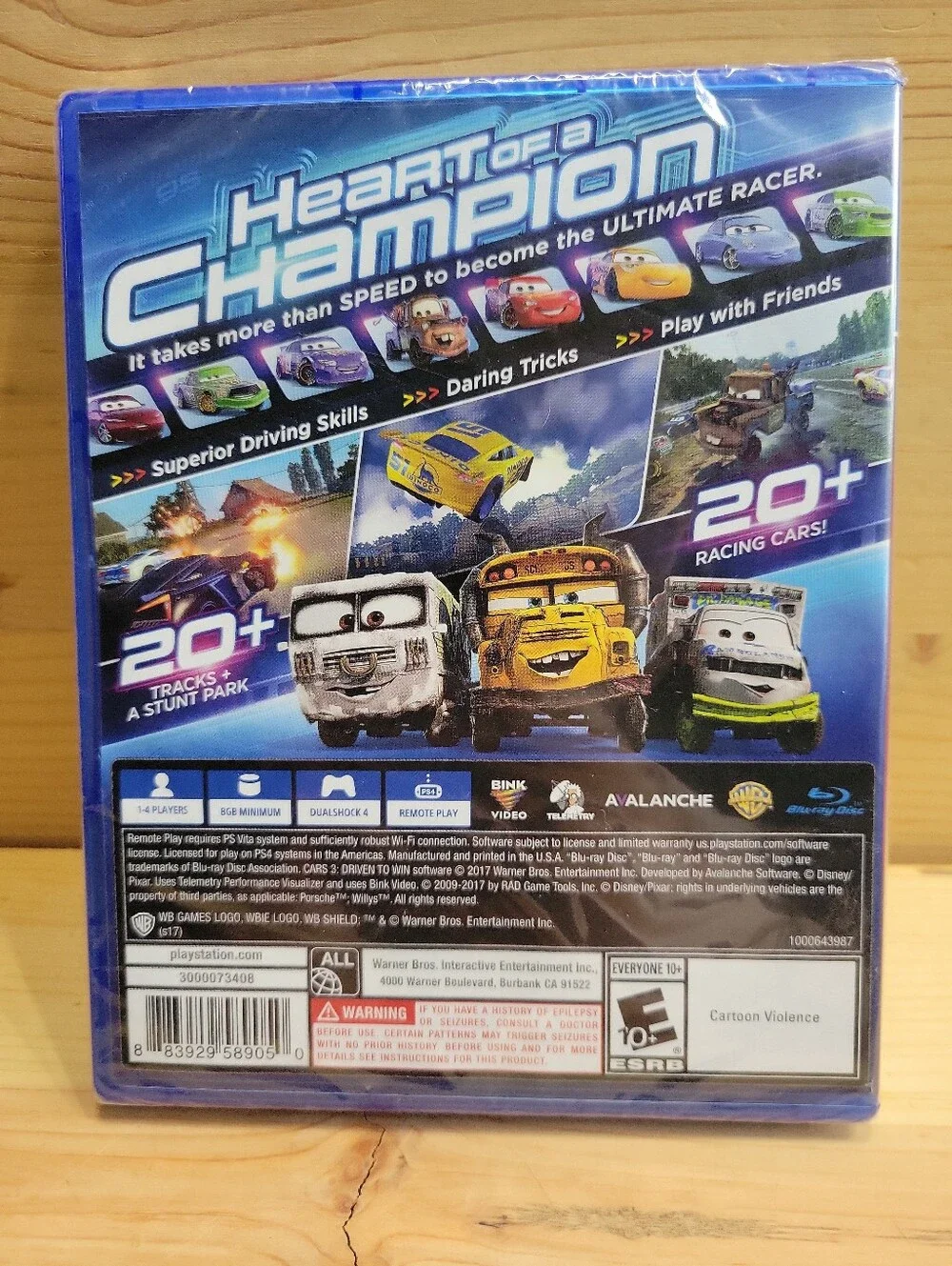 NEW Cars 3: Driven to Win - Sony PlayStation 4 Sealed